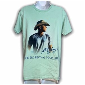 KENNY CHESNEY 2015 Big Revival Tour Tee T-Shirt Small